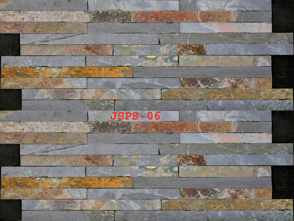 Natural Slate Wall Cladding Stone Panels For Exterior and Interior Wall